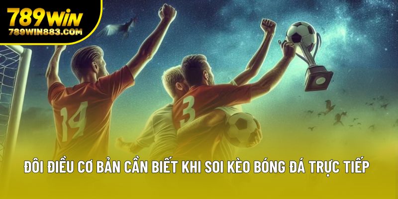 Đôi điều cơ bản cần biết khi soi kèo bóng đá trực tiếp