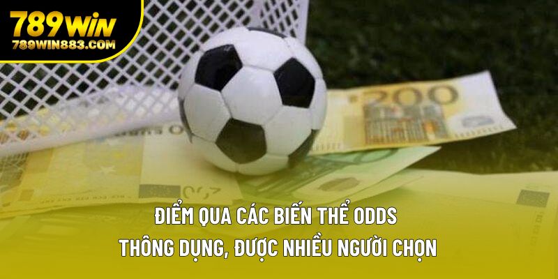 Điểm qua các biến thể odds thông dụng, được nhiều người chọn
